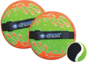 Schildkröt Spiel Neopren Klettball Set grün/orange,