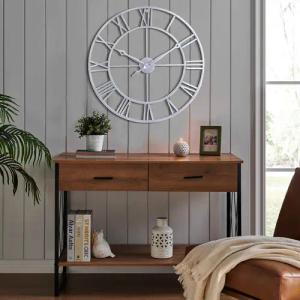 Samilito Wanduhr im Vintage-Stil Rund mit