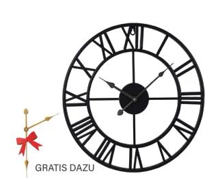 Samilito Wanduhr im Vintage-Stil Rund mit
