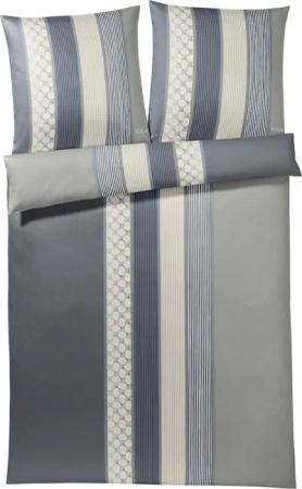 JOOP! Bettwäsche Cornflower Stripes deep coal