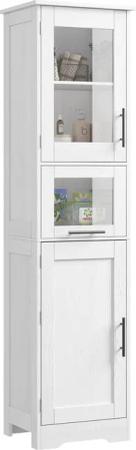 GarveeMore Hochschrank 170cm Badezimmerschrank - Badschrank
