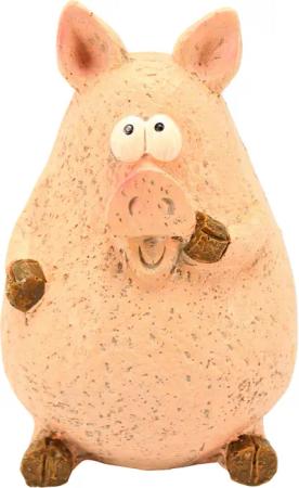 Online-Fuchs Gartenfigur Hahn, Huhn, Schwein, Schaf
