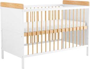 Baby-Delux Babybett Ella weiß natur, Kinderbett