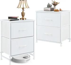 SURFOU Kommode Nachttisch 2er Nightstand Kommode