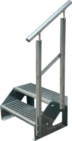 Kaminbau Mierzwa Außentreppe Premium Treppe Verzinkt