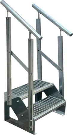 Kaminbau Mierzwa Außentreppe Premium Treppe Verzinkt