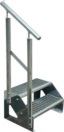 Kaminbau Mierzwa Außentreppe Premium Treppe Verzinkt