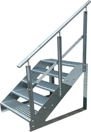 Kaminbau Mierzwa Außentreppe Premium Treppe Verzinkt