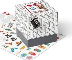 SURPRISA Geschenkbox mit Rätsel und Schloss