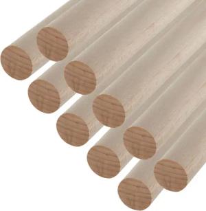 SO-TECH® Kleiderstange Garderobenstange Rundstab Holzstab zum