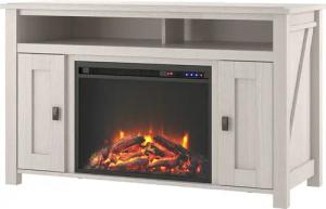 loft24 Kaminumbauschrank Farmington Sideboard mit Elektrokamin
