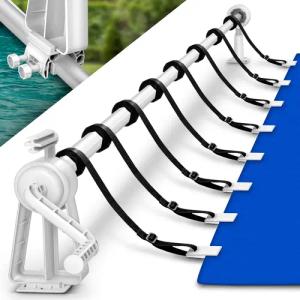 tillvex Pool-Abdeckplane Pool Aufroller 1,05-6,15 m,