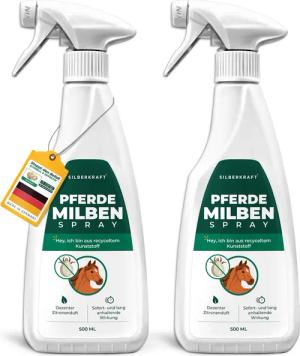Silberkraft Insektenspray Milbenspray Pferde, 500 ml,