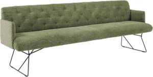 KAWOLA Sitzbank CHARME, Esszimmerbank Polsterbank, Velvet