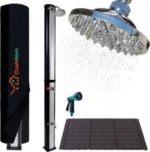 CCLIFE Gartendusche Solardusche 35L mit Kunststoffboden