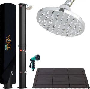 CCLIFE Gartendusche Solardusche 35L mit Kunststoffboden