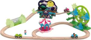 Playtive Spielzeug-Eisenbahn Playtive Eisenbahn-Set Freizeitpark Spielzeug