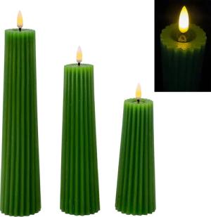 Online-Fuchs LED-Kerze - 3er Set LED-Kerzen