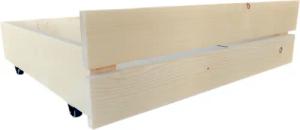sunnypillow Palettenbett M2 aus Holz mit