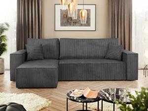 MIRJAN24 Ecksofa Karl Cord, mit Bettkasten