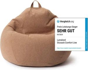 Lumaland Sitzsack Comfort Line, Indoor Beanbag