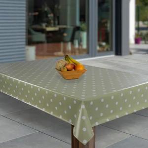laro Tischdecke Wachstuch-Tischdecken Abwaschbar Grün Limette