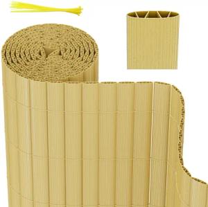 Clanmacy Balkonsichtschutz PVC Sichtschutzmatte Sichtschutz Balkon