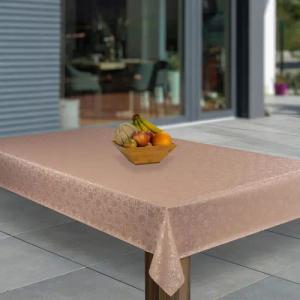 laro Tischdecke Wachstuch-Tischdecken Abwaschbar Rosa geprägt