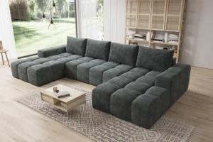 PROMETO Möbel Ecksofa Couch U-Form, Sofa
