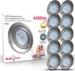 B.K.Licht LED Einbaustrahler 5er-10er Set Einbauleuchten