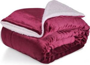 Wohndecke Kuscheldecke XL warm Sherpa, dicke