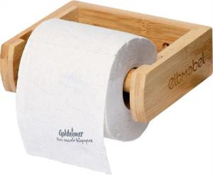 Toilettenpapierhalter Elbmöbel Toilettenpapierhalter Bambus (mit abnehmbarem
