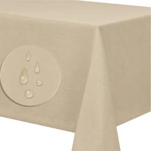 Fiora Tischdecke Tischdecke Tischtuch Leinenoptik schmutzabweisend
