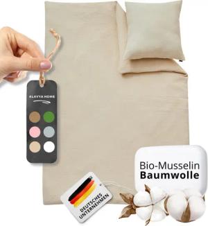 Alavya Home® Babybettwäsche 2-teiliges Bettwäsche -