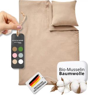 Alavya Home® Babybettwäsche 2-teiliges Bettwäsche -