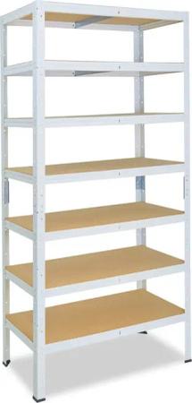 shelfplaza Schwerlastregal HOME, 200x70x30cm weiß, 7