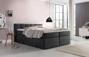 Möbelfreude Boxspringbett Boxspringbett Valina mit Bettkasten