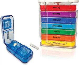 IEA Medical Pillendose Medikamentenbox und Tablettenteiler