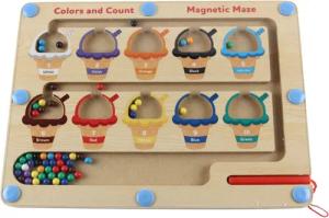 White Fox Studio Puzzle Magnetisches Montessori