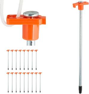 relaxdays Zelthering Felsbodenheringe im 18er Set,