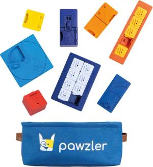 Tier-Intelligenzspielzeug Pawzler Intelligentes Schnüffel Hundespielzeug, Bausteine,