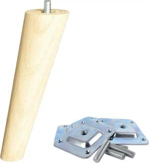 Prima-Online Möbelfuß Möbelfüße Holzfüße Eiche Sofafüße