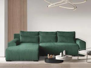 Beautysofa Ecksofa Benny, mit Schlaffunktion, Bettkasten,