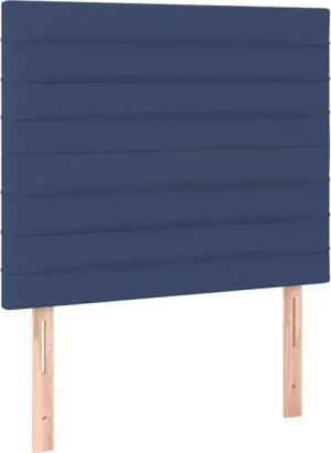 vidaXL Kopfteil LED Kopfteil Blau 80x5x118/128