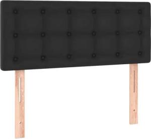 vidaXL Kopfteil LED Kopfteil Schwarz 80x5x78/88