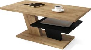 Mazzoni Couchtisch Cliff Eiche Gold Craft