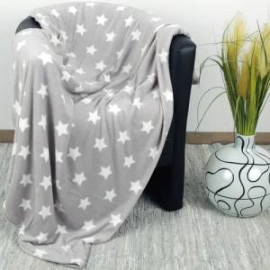 Wohndecke Sterne, Bestlivings, Kuscheldecke XXL Flauschdecke