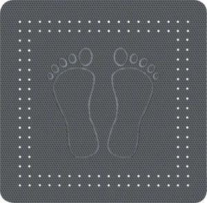 Kleine Wolke Badaccessoire-Set Duscheinlage "Foot", Uni