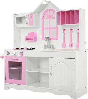 COSTWAY Spielküche Kinderküche, 32 x 106,5