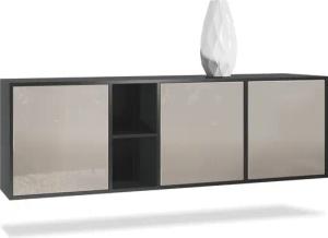 Vladon Sideboard Cuba (Kommode, mit 3